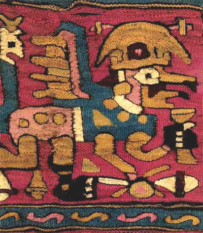 detalle de textil moche